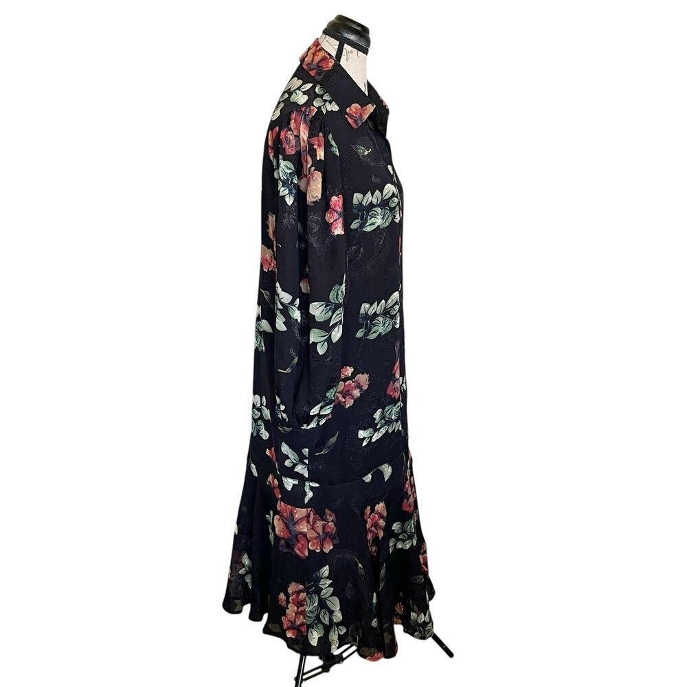 Pose Womens Dress Sz 10 Cottagecore Cottage Bohemian Whimsical Floral Autumn - Picture 3 of 14